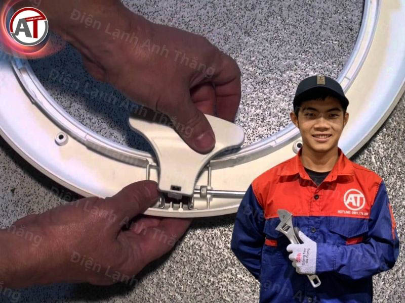 thay tay nắm cửa máy giặt giá rẻ Điện lạnh Anh Thắng