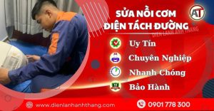 Trung tâm sửa nồi cơm điện tách đường - Điện lạnh Anh Thắng