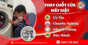 Trung tâm thay chốt cửa máy giặt - Điện lạnh Anh Thắng