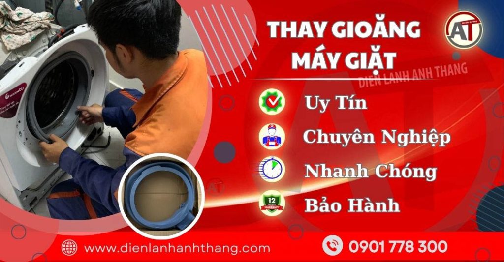 Trung tâm thay gioăng cao su máy giặt - Điện lạnh Anh Thắng
