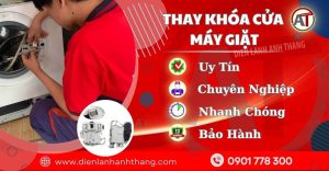 Trung tâm thay khóa cửa máy giặt - Điện lạnh Anh Thắng