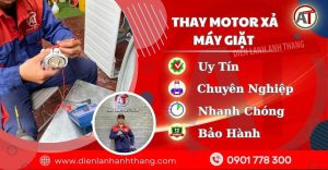 Trung tâm thay motor xả máy giặt - Điện lạnh Anh Thắng