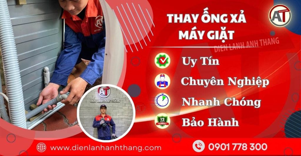 Trung tâm thay ống xả máy giặt - Điện lạnh Anh Thắng