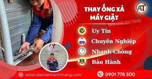 Trung tâm thay ống xả máy giặt - Điện lạnh Anh Thắng