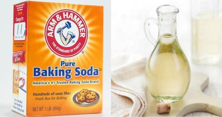 Vệ sinh máy giặt bằng baking và giấm