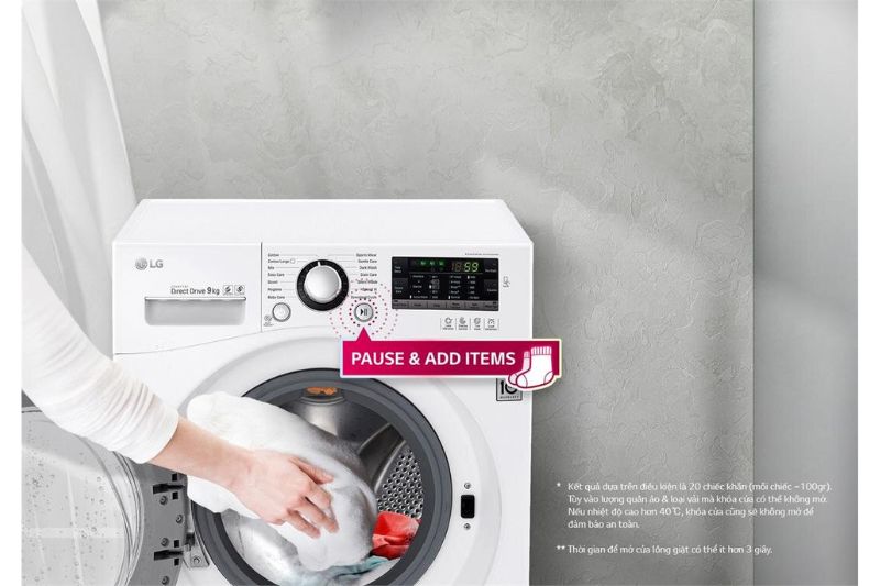 công nghệ giặt của LG