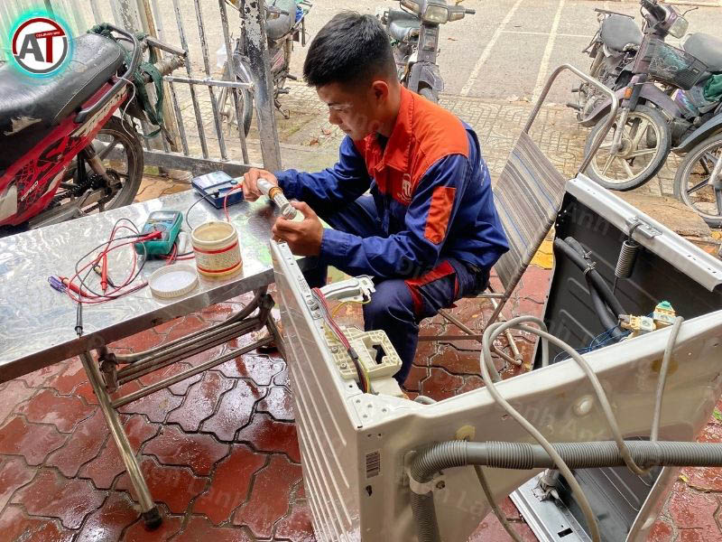 Thay Giảm Xóc Máy Giặt TPHCM Nhanh Gọn, Chuẩn Xác 2026 dịch vụ thay giảm xóc máy giặt uy tín Điện lạnh Anh Thắng