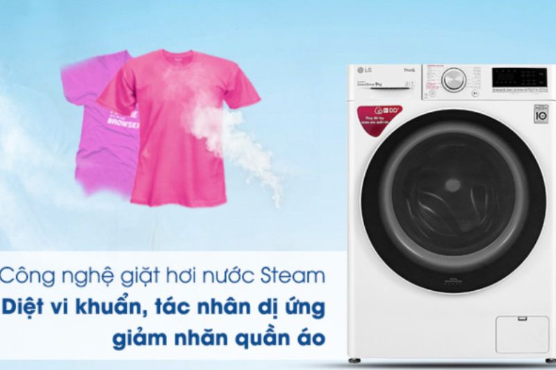 giặt hơi nước lg