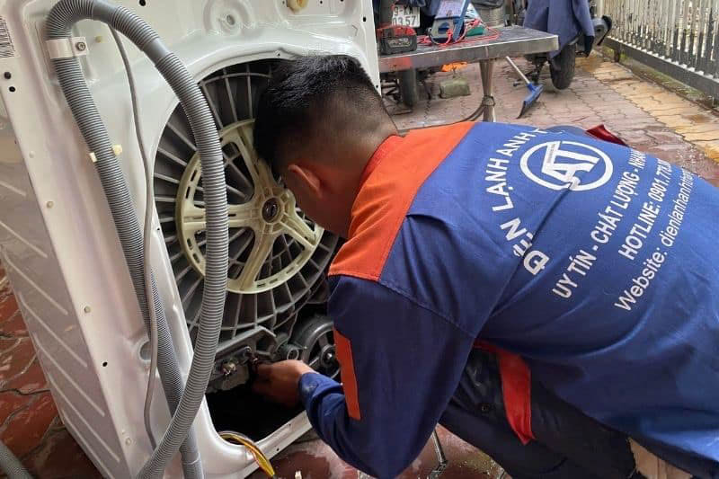 thay motor máy giặt uy tín Điện lạnh Anh Thắng