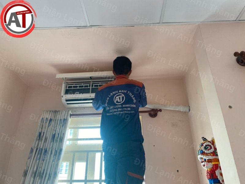 thay ống đồng máy lạnh Điện lạnh Anh Thắng
