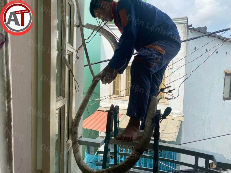 thay ống đồng máy lạnh tại tphcm Điện lạnh Anh Thắng