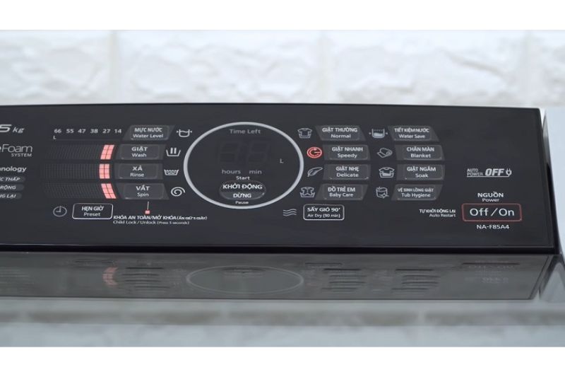 bảng điều khiển panasonic