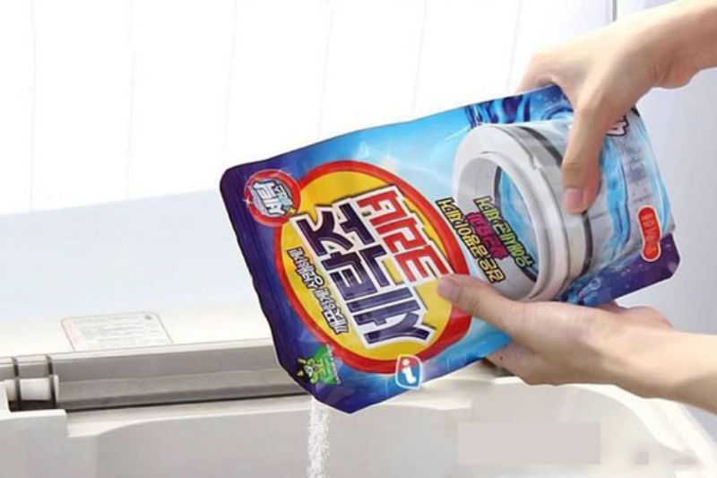 bột vệ sinh lồng giặt