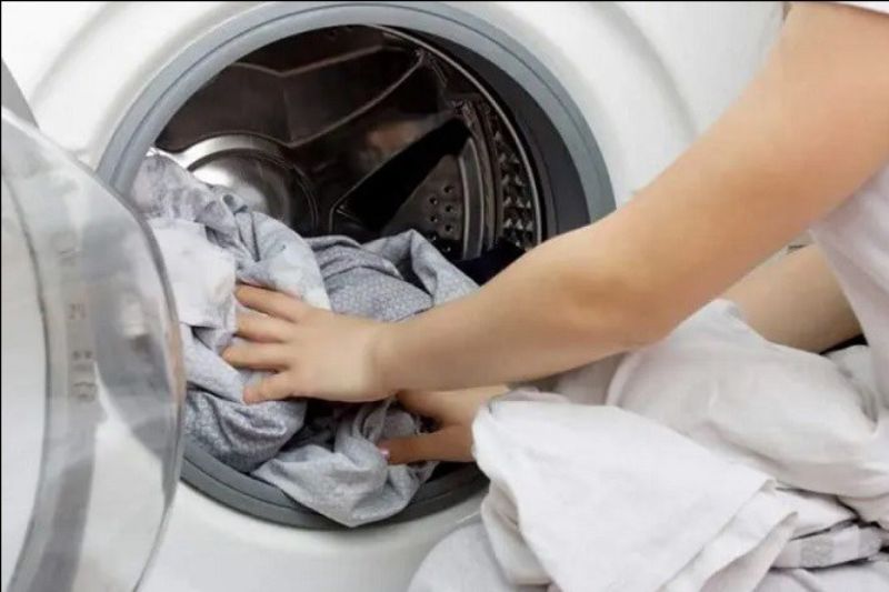 giặt rèm bằng máy