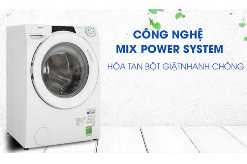 hòa tan bột giặt