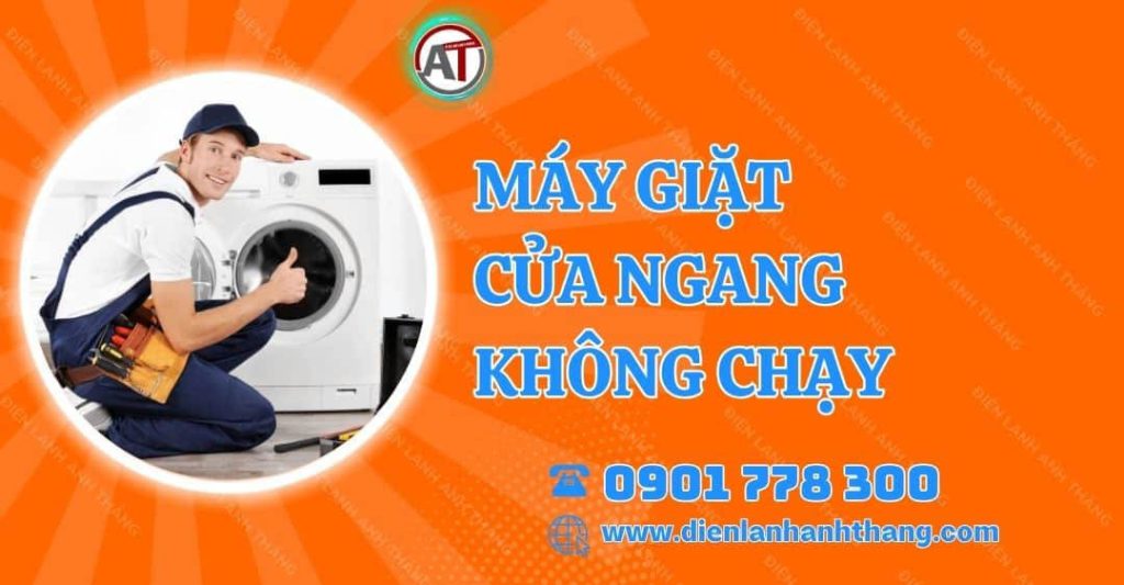 máy giặt cửa ngang không chạy Điện lạnh Anh Thắng