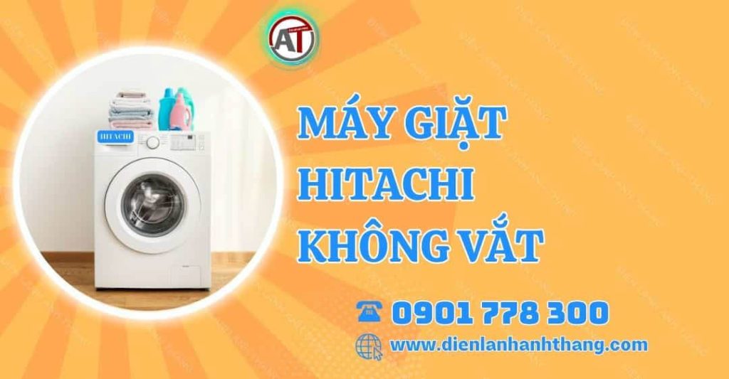 máy giặt hitachi không vắt Điện lạnh Anh Thắng