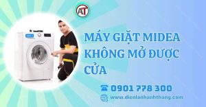 máy giặt midea không mở được cửa Điện lạnh Anh Thắng