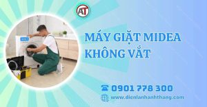 máy giặt midea không vắt Điện lạnh Anh Thắng