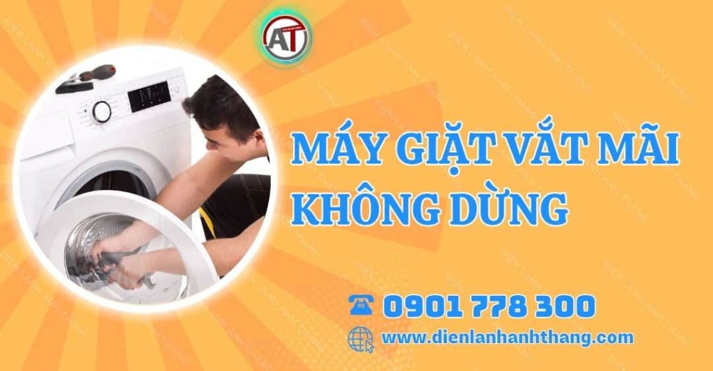 máy giặt vắt mãi không dừng Điện lạnh Anh Thắng