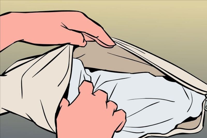 tháo vỏ gối