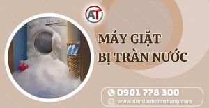 máy giặt bị tràn nước Điện lạnh Anh Thắng