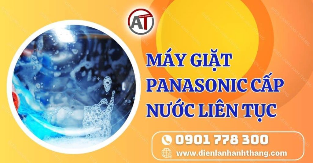 máy giặt panasonic cấp nước liên tục Điện lạnh Anh Thắng