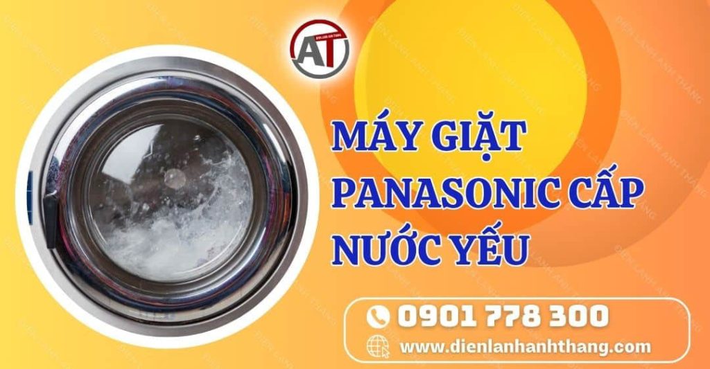 máy giặt panasonic cấp nước yếu Điện lạnh Anh Thắng