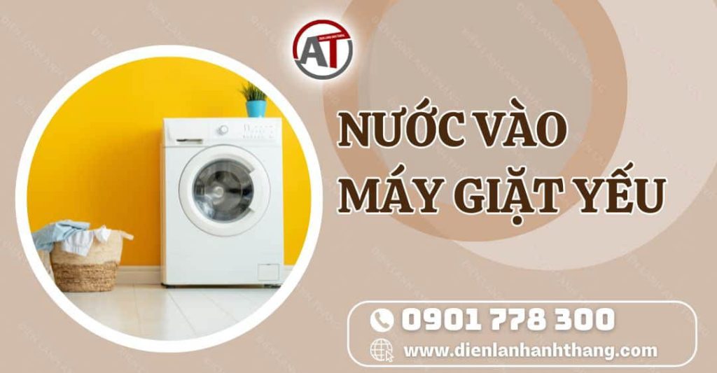 nước vào máy giặt yếu Điện lạnh Anh Thắng