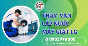thay van cấp nước máy giặt lg Điện lạnh Anh Thắng