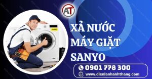 xả nước máy giặt sanyo Điện lạnh Anh Thắng