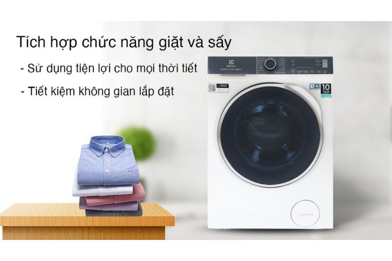 máy giặt sấy electrolux