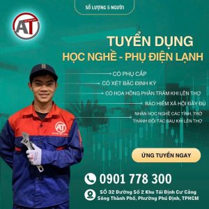 Tuyển dụng học nghề điện lạnh Điện lạnh Anh Thắng