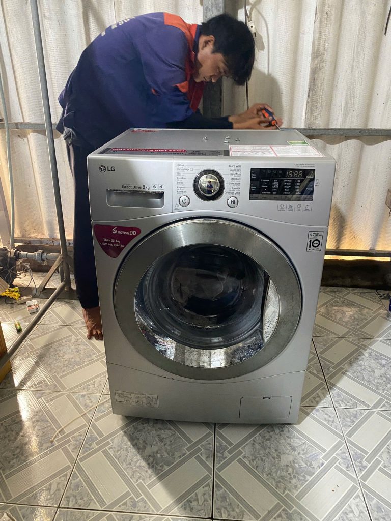 Máy giặt LG không ghi nhận lỗi kỹ thuật – Ca kiểm tra thực tế 2026 27 12 2025 kiem tra may lg giat binh thuong binh chanh.JPG