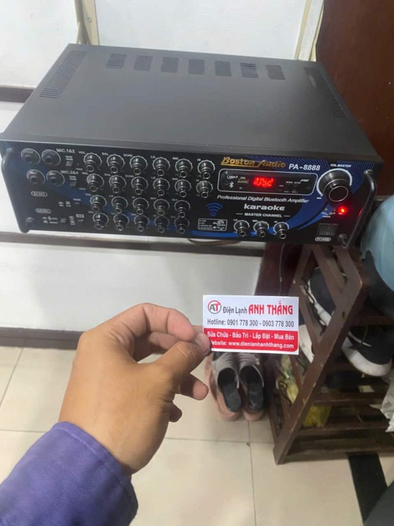 Amply Boston PA-8888 mất công suất một kênh – Ca kiểm tra thực tế 2026 amply boston pa 8888 mat cong suat mot kenh.jpg