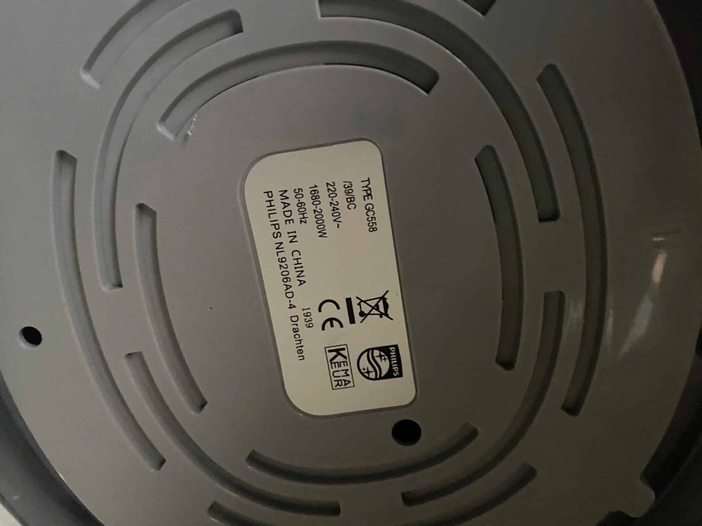 Bàn ủi hơi nước Philips GC558 không nguồn – Ghi nhận kiểm tra thực tế 2026 ban ui hoi nuoc gc558 khong nguon.jpg 2