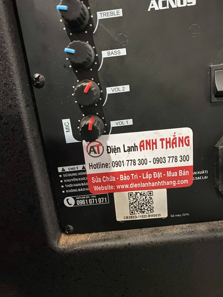 Loa ACNOS C8392G không lên nguồn – Ca kiểm tra thực tế 2026 loa c8392g khong len nguon.jpg