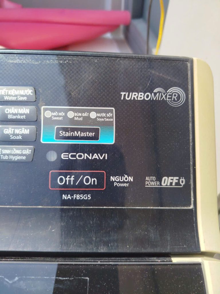 Máy giặt Panasonic NA-F85G5 bám cặn nhiều – Ca kiểm tra thực tế 2026 may giat panasonic na f85g5 bam can nhieu ca kiem tra thuc te.JPG 2