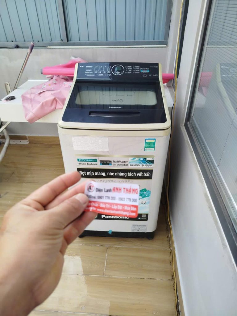 Máy giặt Panasonic NA-F85G5 bám cặn nhiều – Ca kiểm tra thực tế 2026 may giat panasonic na f85g5 bam can nhieu ca kiem tra thuc te.JPG 3