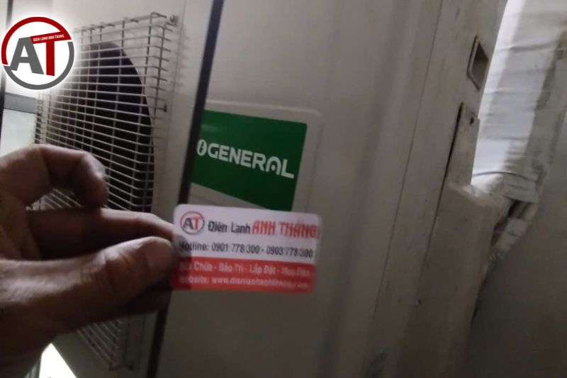 Máy lạnh GENERAL cần vệ sinh định kỳ – Ca kiểm tra thực tế 2026 may lanh general can ve sinh dinh ky.JPG 3