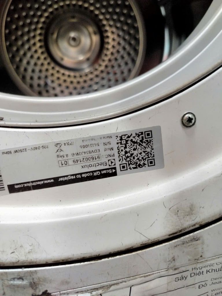 Máy sấy quần áo Electrolux EDV854J3W6 kiểm tra vận hành – ghi nhận thực tế 2026 may say quan ao kiem tra van hanh.jpg