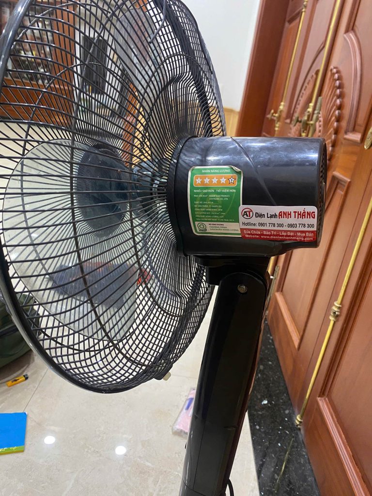 Quạt điện SHARP PJ-S40RV-DG kẹt cốt – Ca kiểm tra thực tế 2026 quat dien pj s40rv dg ket cot.jpg