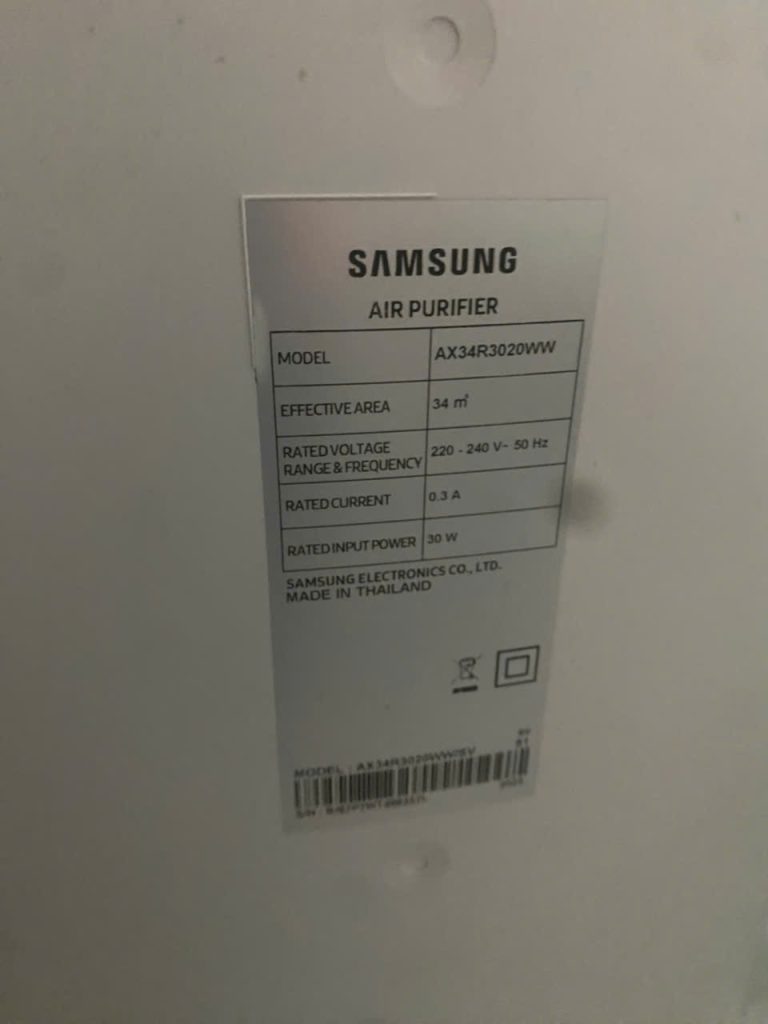 Máy lọc không khí Samsung AX34R3020WW bám bụi dày – Ghi nhận kiểm tra thực tế 2026 z7454307625925 07e81e79c7e25cce470a40d63756d967