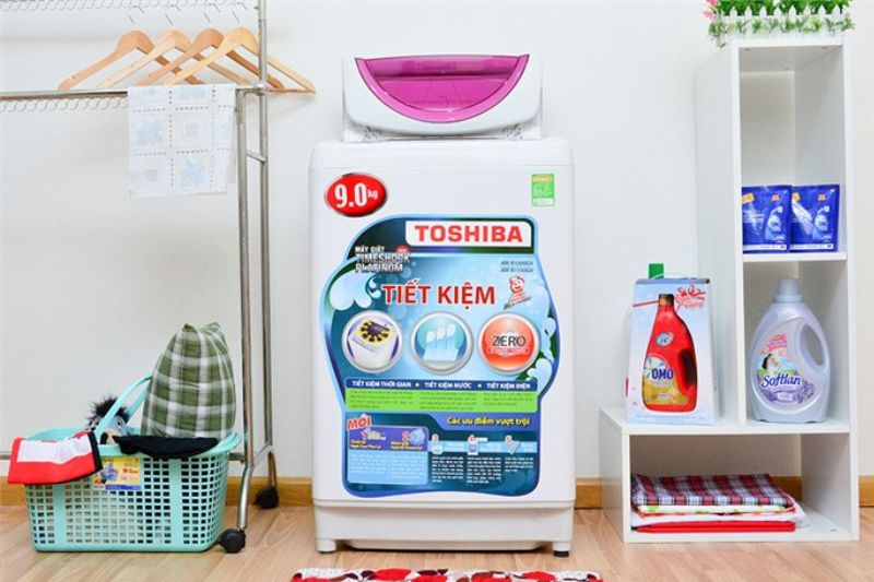 Cách Sử Dụng Máy Giặt Toshiba 9kg AW B1000GV Chi Tiết Cho Người Mới Dùng 2026 sấy khô toshiba