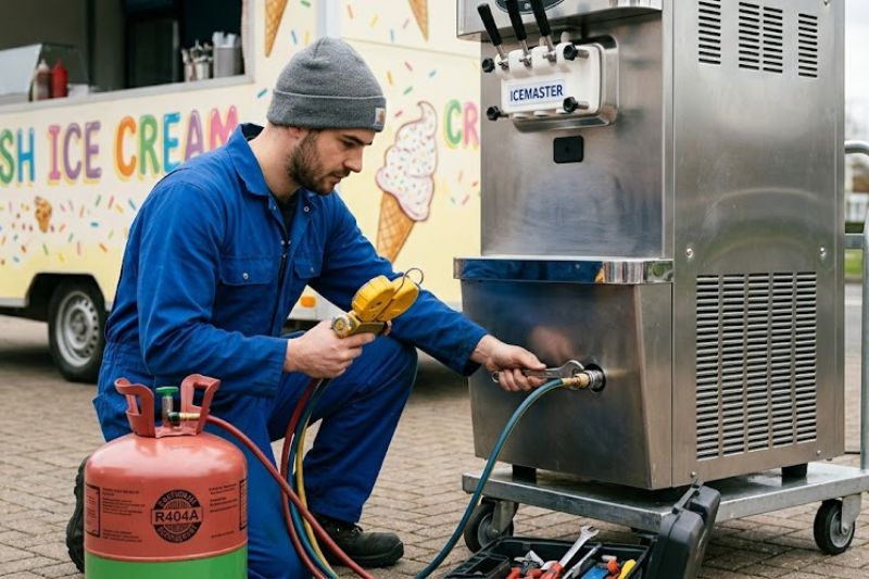Máy Làm Kem Thiếu Gas: Dấu Hiệu Nhận Biết Và Cách Khắc Phục 2026 bom gas may lam kem