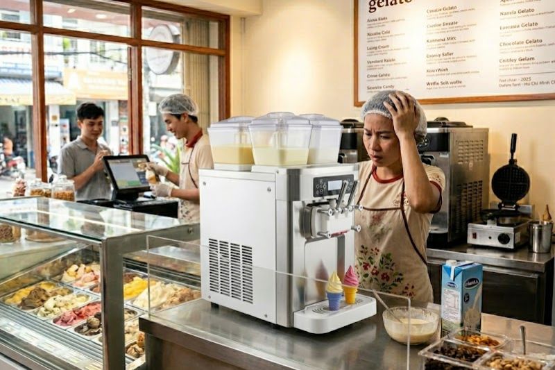Cách Sửa Máy Làm Kem Kêu To Tại Nhà Không Cần Thợ Hiệu Quả 2026 may lam kem on