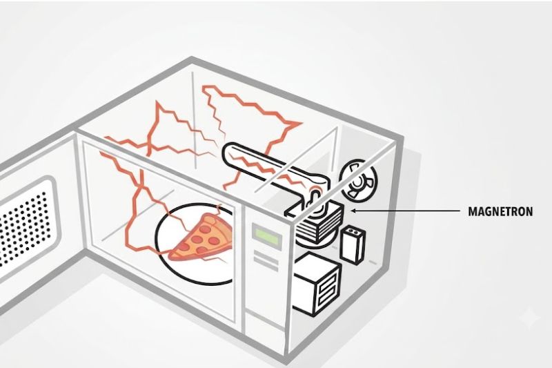 Lò Vi Sóng Tự Động Ngắt Khi Đang Hoạt Động Do Đâu Và Cách Xử Lý 2026 Magnetron