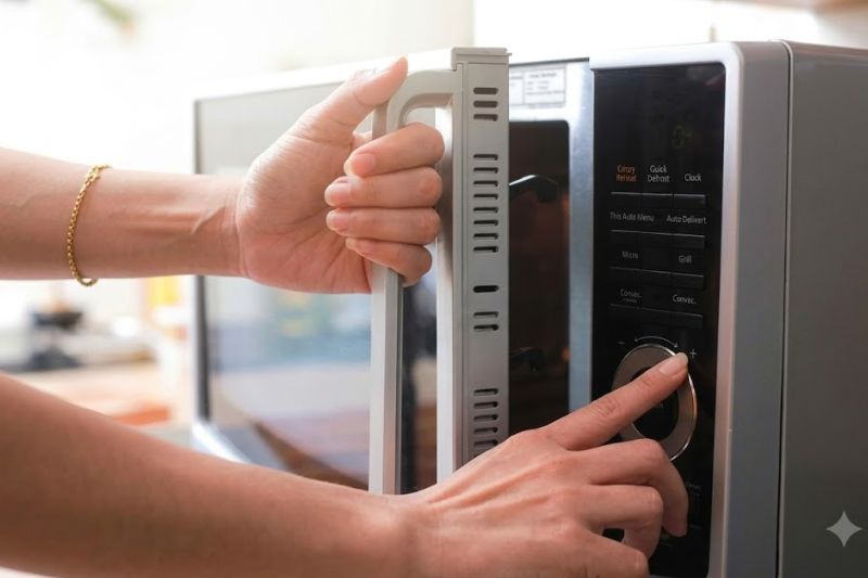 Vì Sao Lò Vi Sóng Không Nóng? Cách Xử Lý Nhanh Và An Toàn 2026 lo khong vao dien