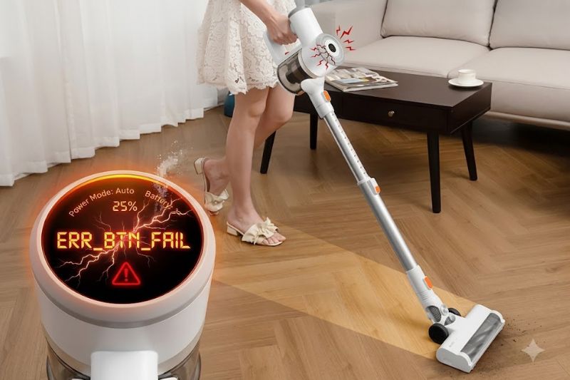 Máy Hút Bụi Có Đèn Báo Lỗi Liên Tục: Nguyên Nhân Và Cách Xử Lý 2026 loi nut bam