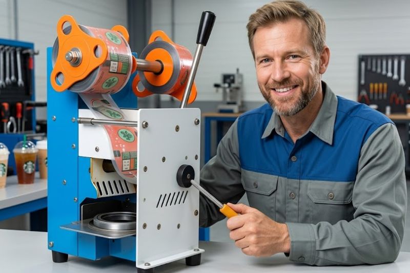 Máy Ép Miệng Ly Không Cắt Được Màng Ép: Lý Do Và Cách Xử Lý 2026 kiem tra may ep mieng ly